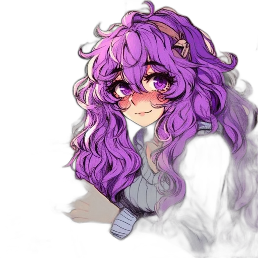 hair, staff, creature, face transparent PNG cut-out