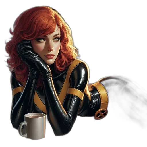 comic book art, concept art, fantasy art, photorealistic transparent PNG cut-out