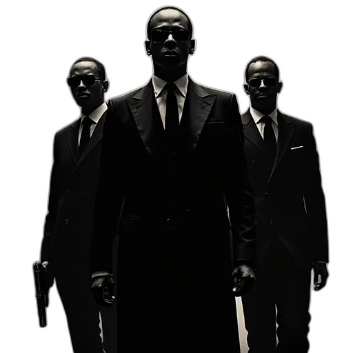 concept art, black, men, movie transparent PNG cut-out