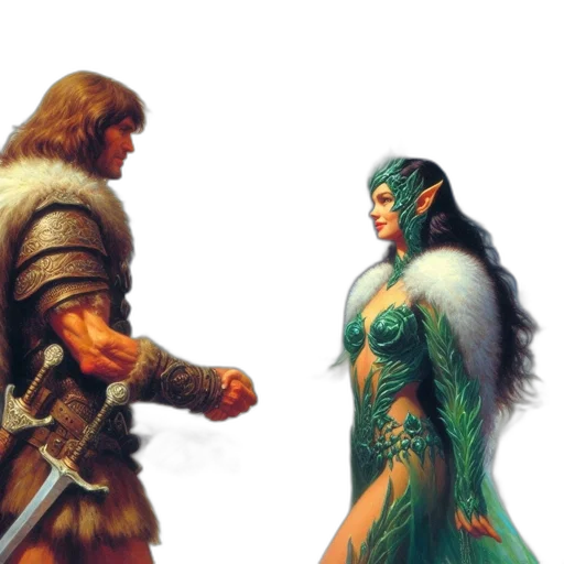 sword, fantasy art, concept art, comic book art transparent PNG cut-out