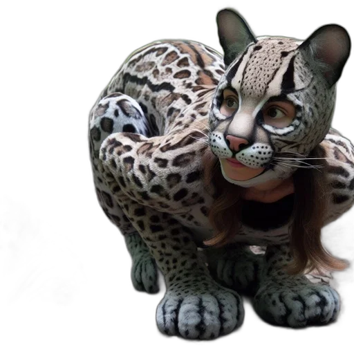 animal, creature, 3d render, photorealistic transparent PNG cut-out