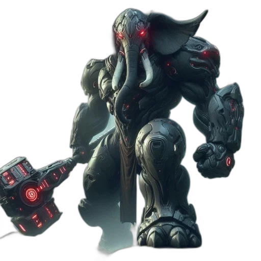 robot, creature, weapon, concept art transparent PNG cut-out