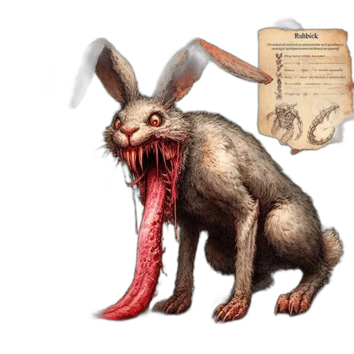 creature, animal, mask, concept art transparent PNG cut-out