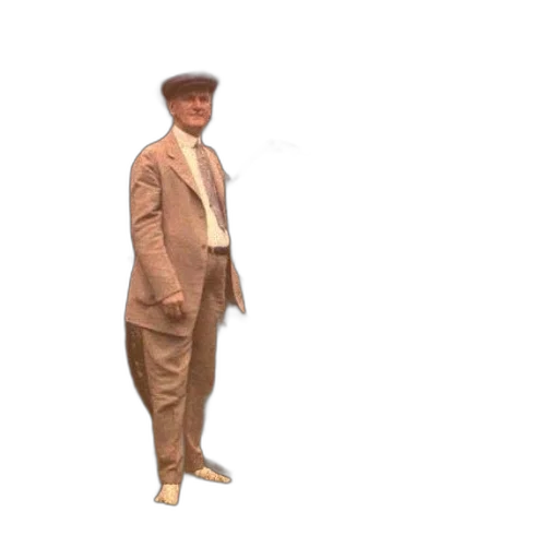 staff, hat, jacket, robot transparent PNG cut-out