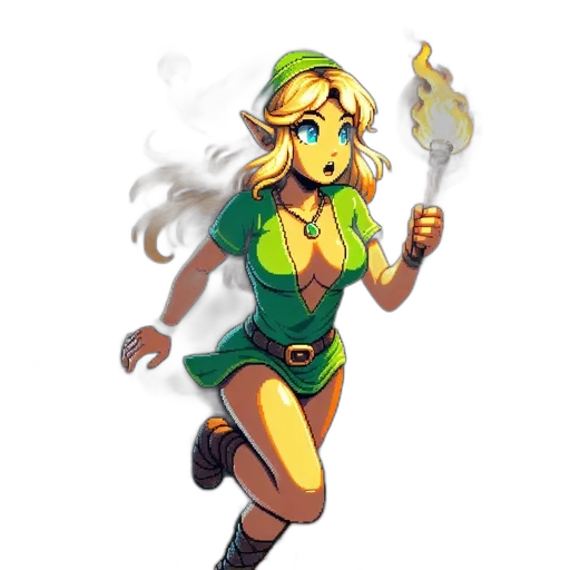 staff, pixel art, concept art, fantasy art transparent PNG cut-out