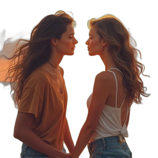 hair, photorealistic, oil painting, concept art transparent PNG cut-out