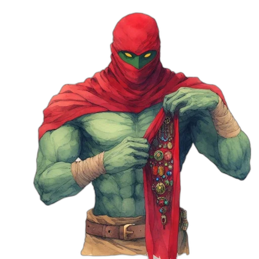mask, weapon, staff, sword transparent PNG cut-out