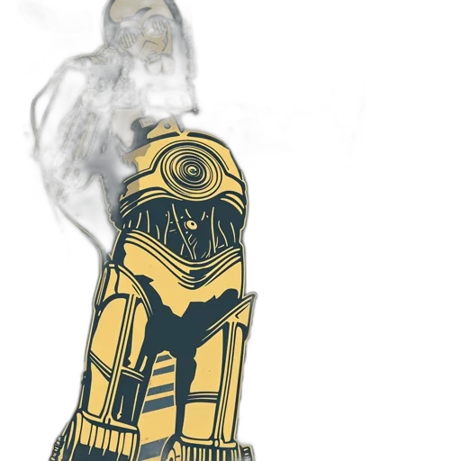 mask, dress, bottle, robot transparent PNG cut-out