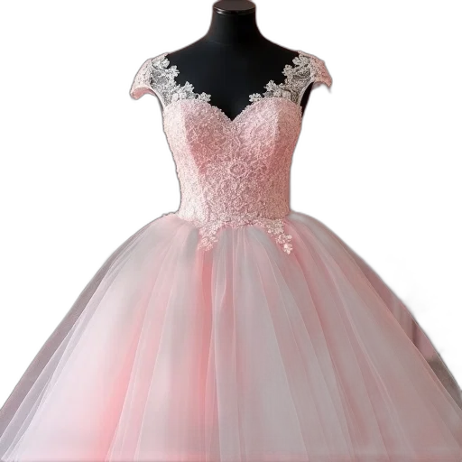 dress, 3d render, photorealistic, concept art transparent PNG cut-out