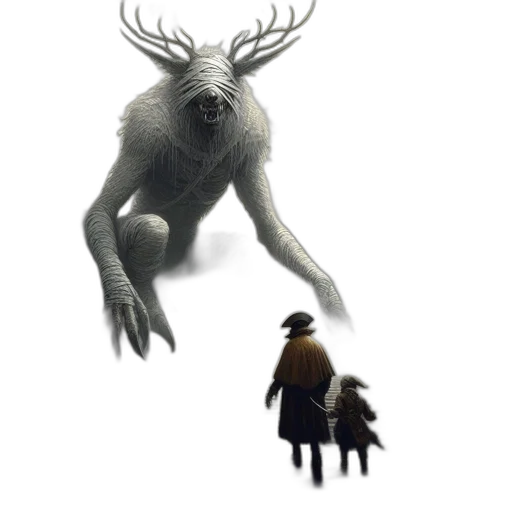 creature, animal, mask, concept art transparent PNG cut-out