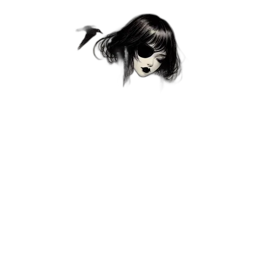 mask, face, creature, hair transparent PNG cut-out
