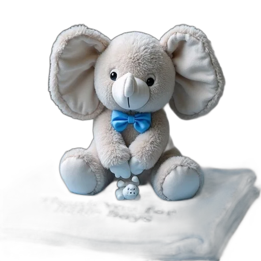 3d render, photorealistic, plush, toy transparent PNG cut-out