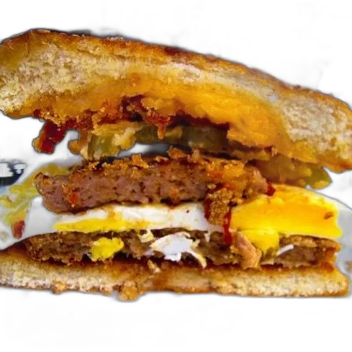 food, photorealistic, delicious-looking, sandwich transparent PNG cut-out