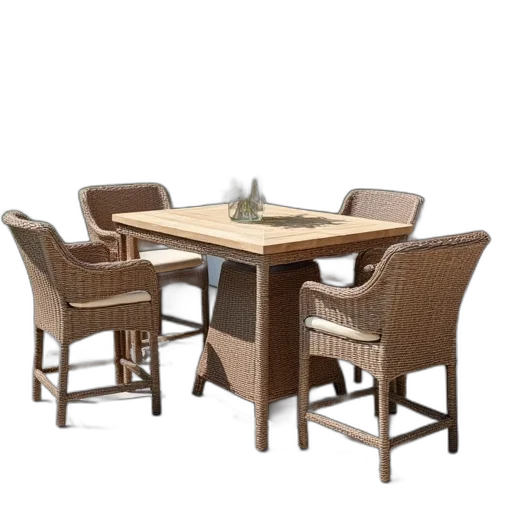 furniture, 3d render, outdoor, rattan transparent PNG cut-out