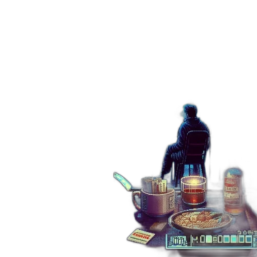 food, robot, bottle, weapon transparent PNG cut-out