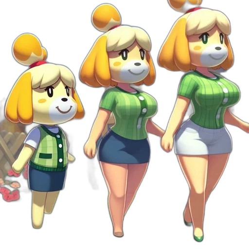 dress, staff, concept art, 3d render transparent PNG cut-out
