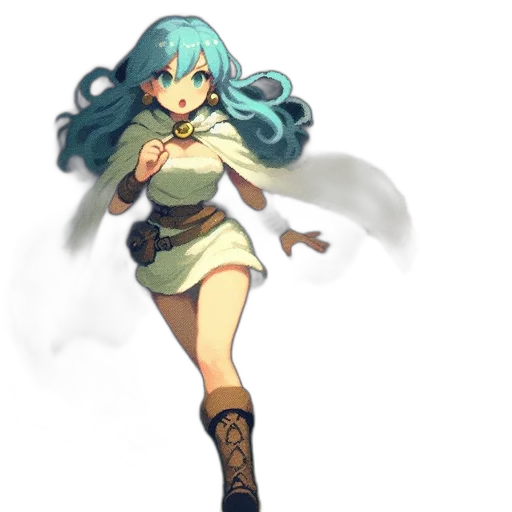 dress, staff, sword, weapon transparent PNG cut-out