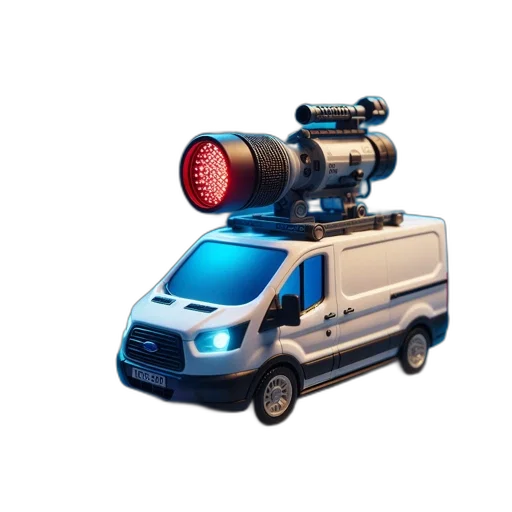 car, weapon, staff, robot transparent PNG cut-out