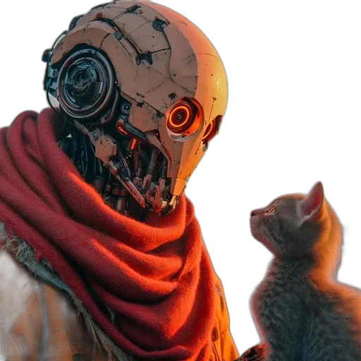 robot, mask, animal, creature transparent PNG cut-out