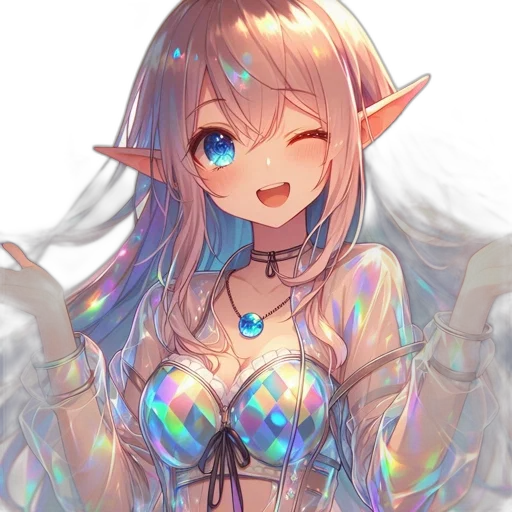 dragon, dress, staff, creature transparent PNG cut-out
