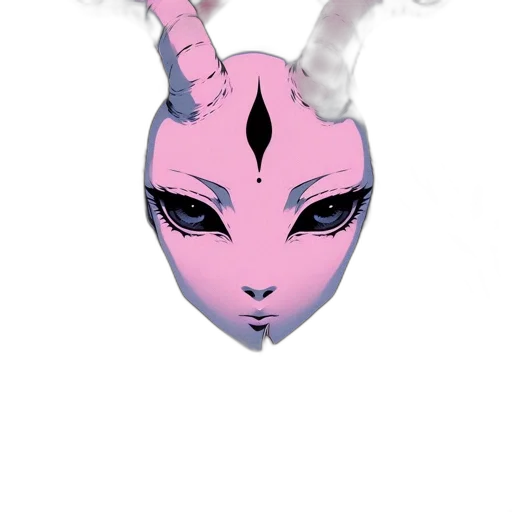 mask, creature, face, dragon transparent PNG cut-out