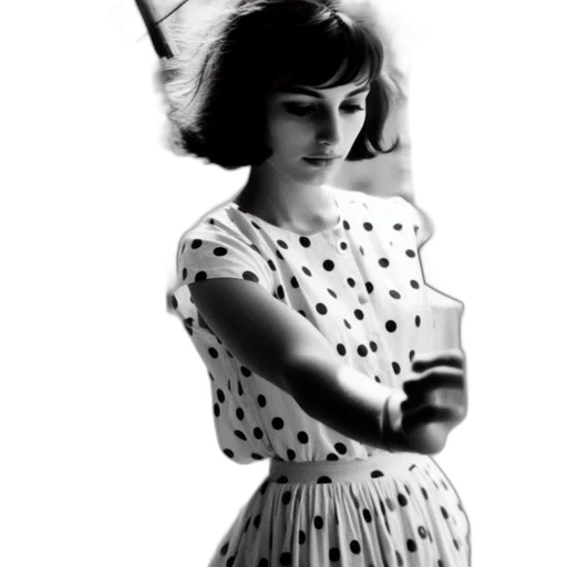 dress, hat, staff, face transparent PNG cut-out