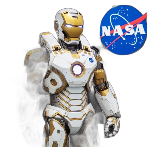 robot, concept art, 3d render, comic book art transparent PNG cut-out