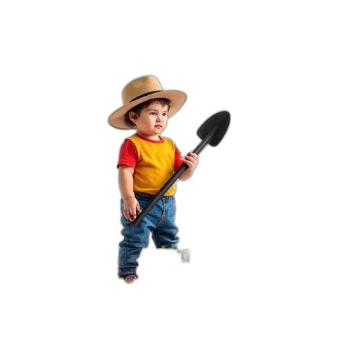 hat, staff, weapon, robot transparent PNG cut-out