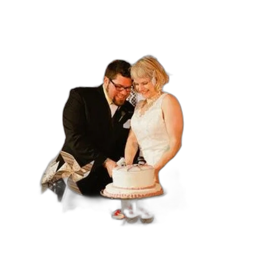 shoes, dress, crown, couple transparent PNG cut-out