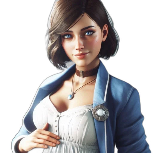 staff, jacket, dress, face transparent PNG cut-out