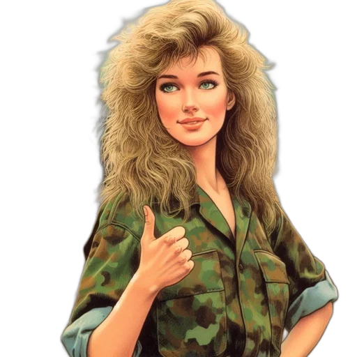 jacket, hair, photorealistic, cartoon transparent PNG cut-out