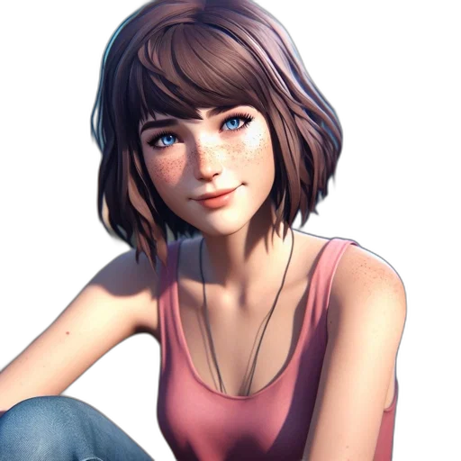 face, photorealistic, concept art, 3d render transparent PNG cut-out
