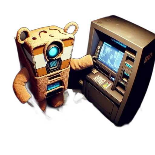 robot, 3d render, cyberpunk, concept art transparent PNG cut-out