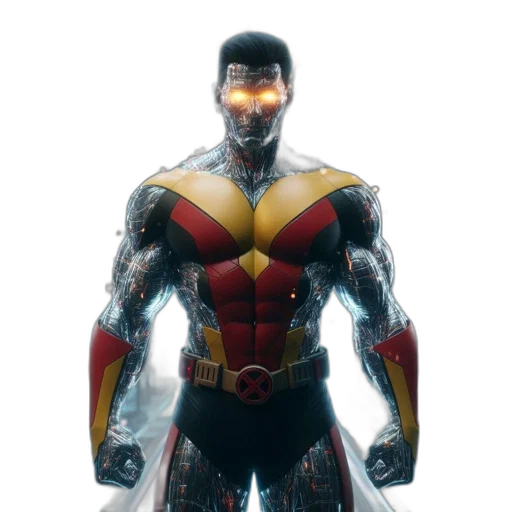 robot, concept art, comic book art, 3d render transparent PNG cut-out