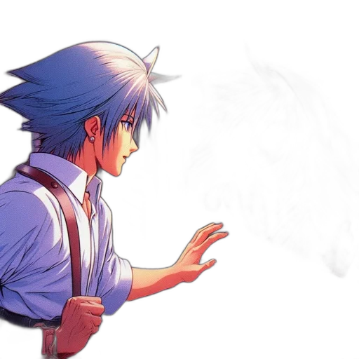 staff, concept art, anime, comic book art transparent PNG cut-out
