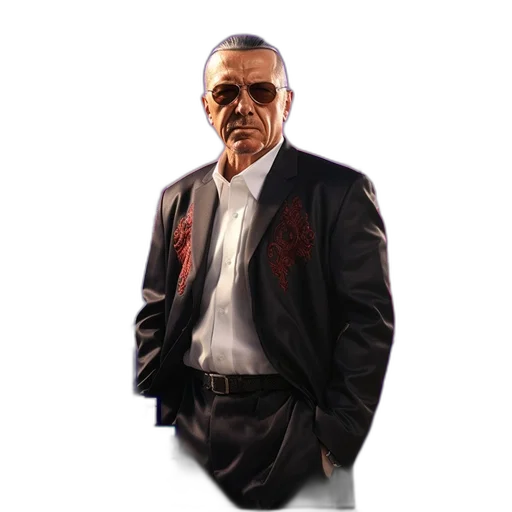 jacket, staff, face, mask transparent PNG cut-out