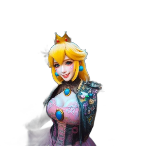 dress, robot, crown, weapon transparent PNG cut-out
