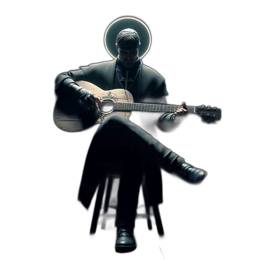 robot, mask, staff, weapon transparent PNG cut-out