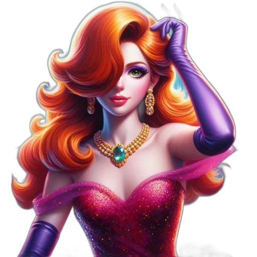 jewelry, dress, fantasy art, cartoon transparent PNG cut-out
