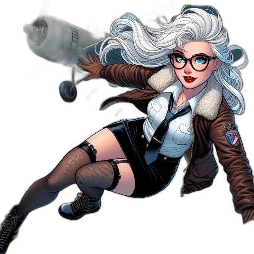 staff, jacket, comic book art, concept art transparent PNG cut-out