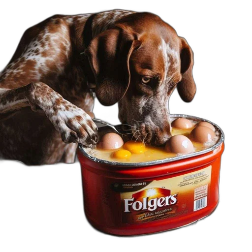 food, photorealistic, german, shorthaired transparent PNG cut-out