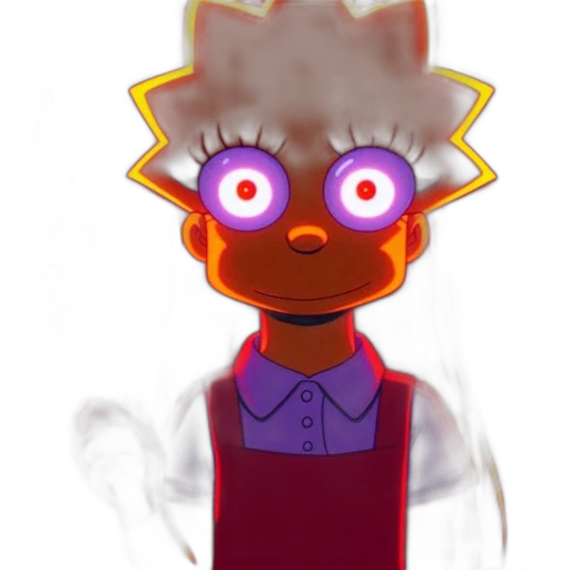 staff, mask, creature, face transparent PNG cut-out