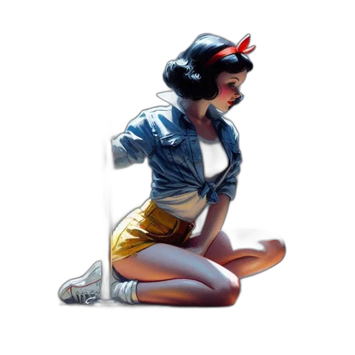 hat, dress, comic book art, concept art transparent PNG cut-out