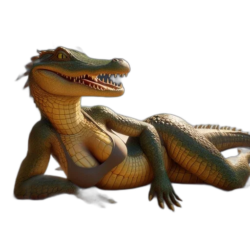 dragon, creature, animal, 3d render transparent PNG cut-out