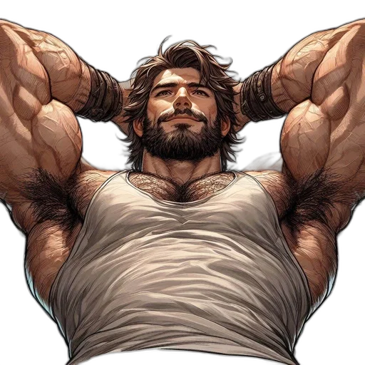 hair, weapon, comic book art, concept art transparent PNG cut-out