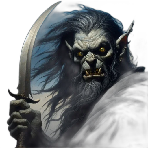 staff, creature, mask, face transparent PNG cut-out
