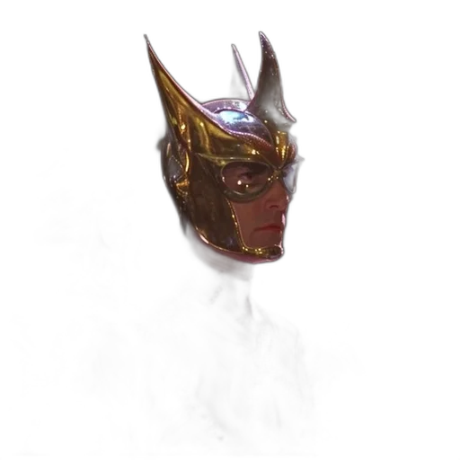 mask, crown, face, staff transparent PNG cut-out