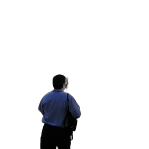 staff, jacket, robot, face transparent PNG cut-out