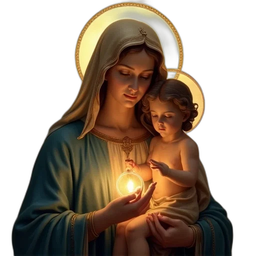 photorealistic, 3d render, religious, funeral transparent PNG cut-out