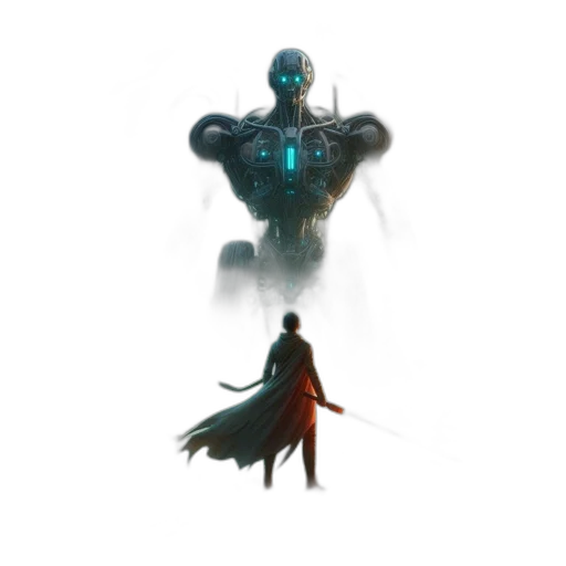 robot, creature, concept art, comic book art transparent PNG cut-out